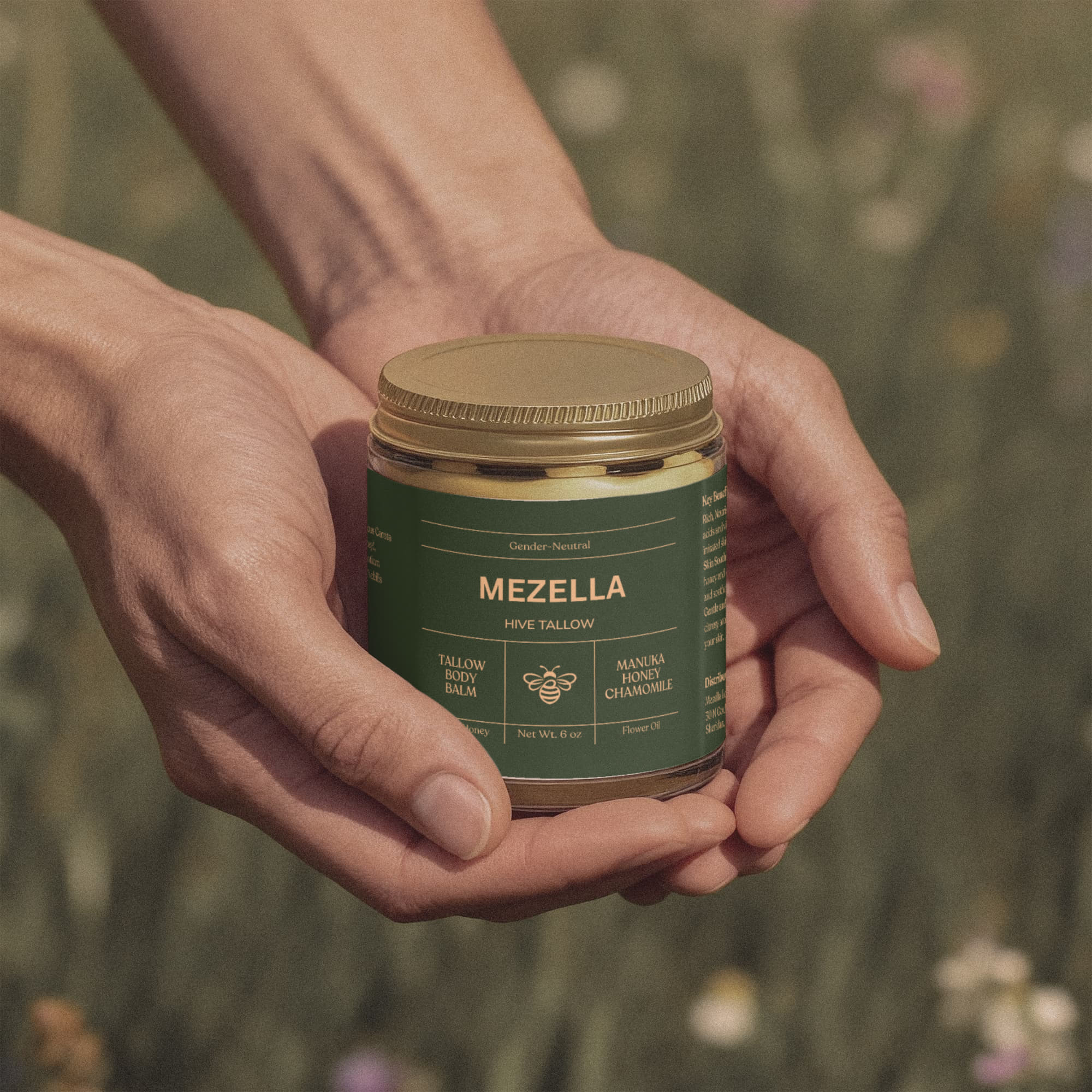 Mezella Golden Calm Body Balm.