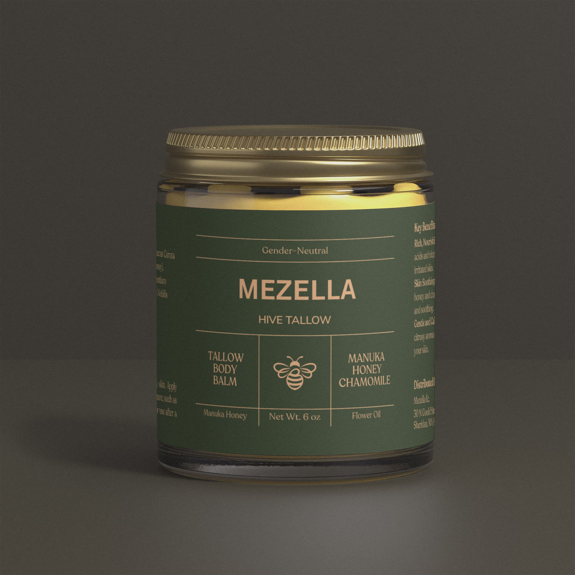 Mezella Golden Calm Body Balm.