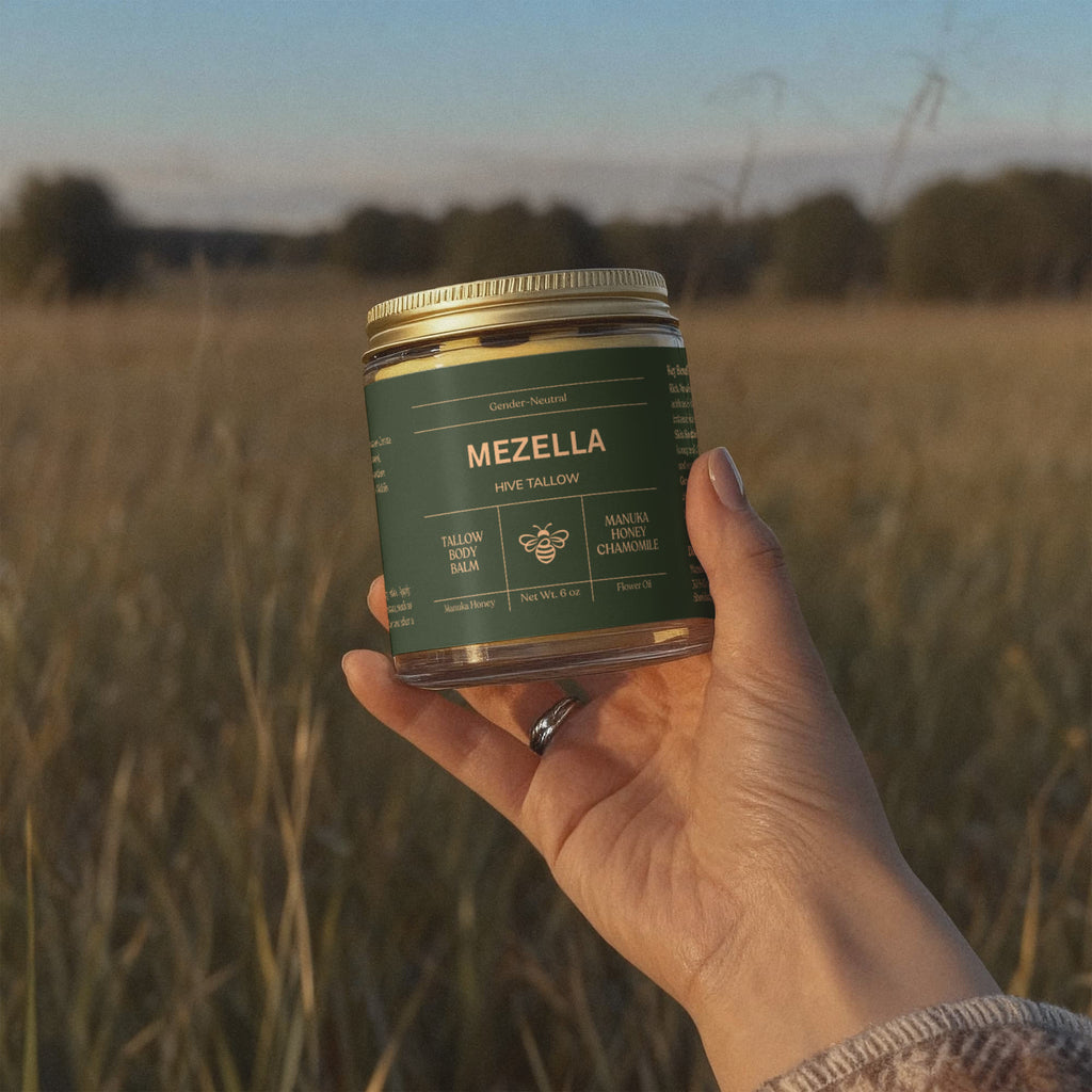 Mezella Golden Calm Body Balm.