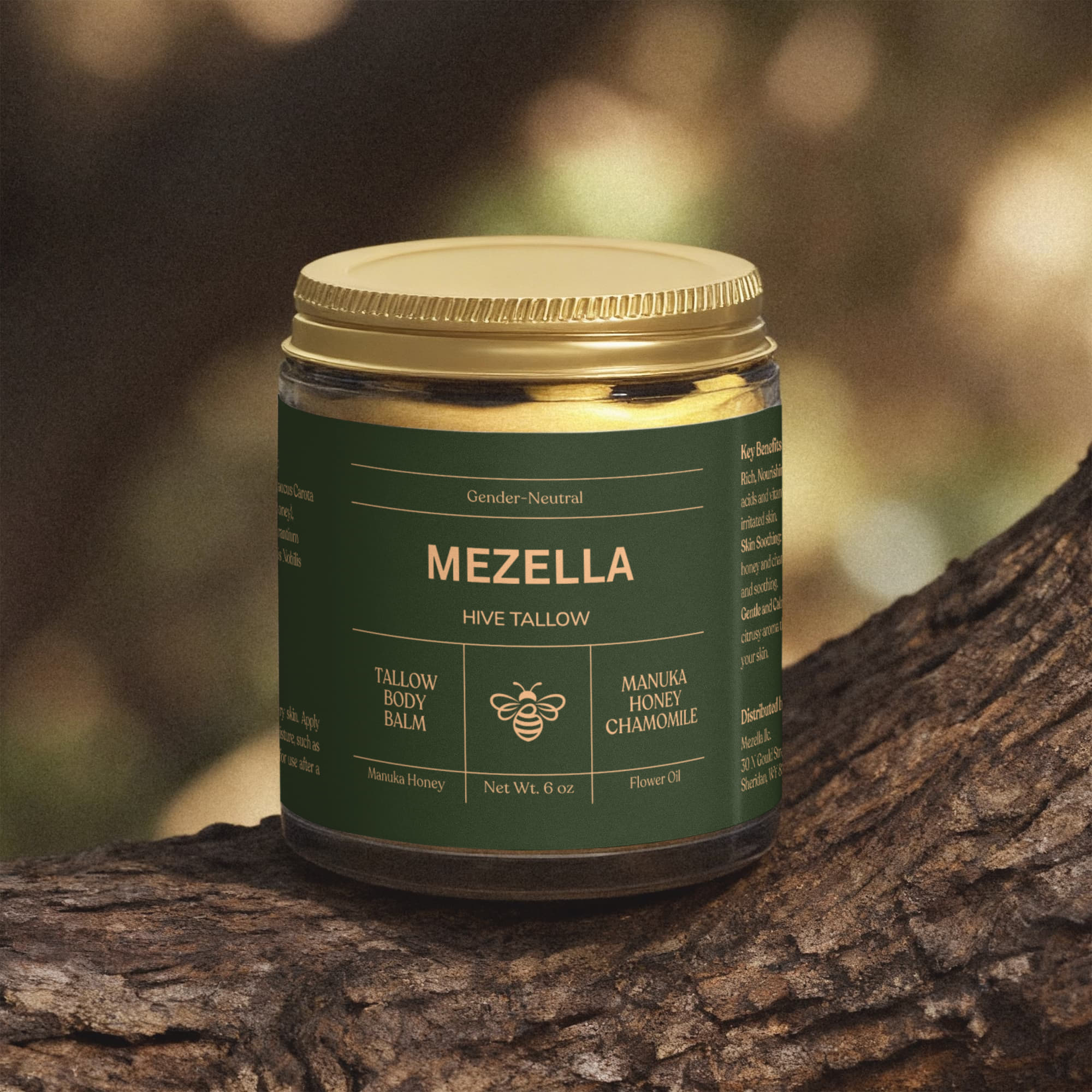 Mezella Golden Calm Body Balm.
