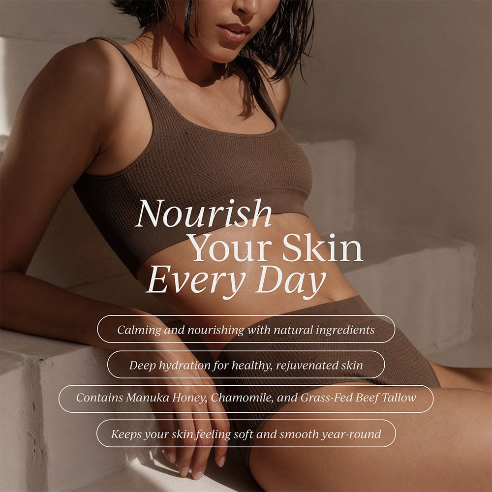 Mezella Golden Calm Body Balm.