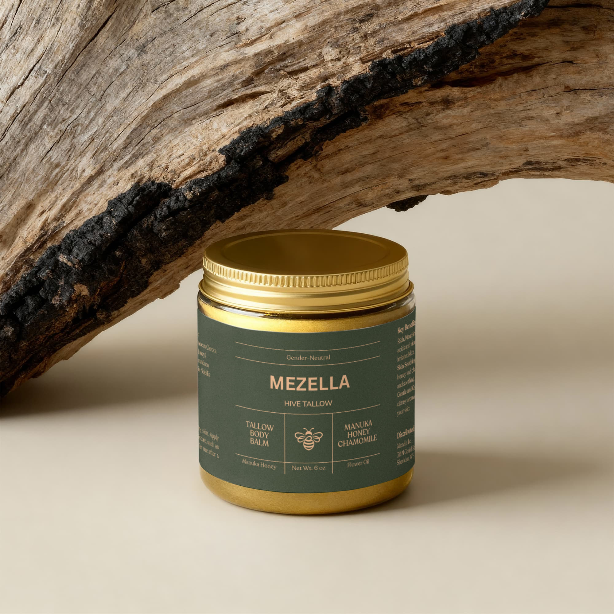 Mezella Golden Calm Body Balm.