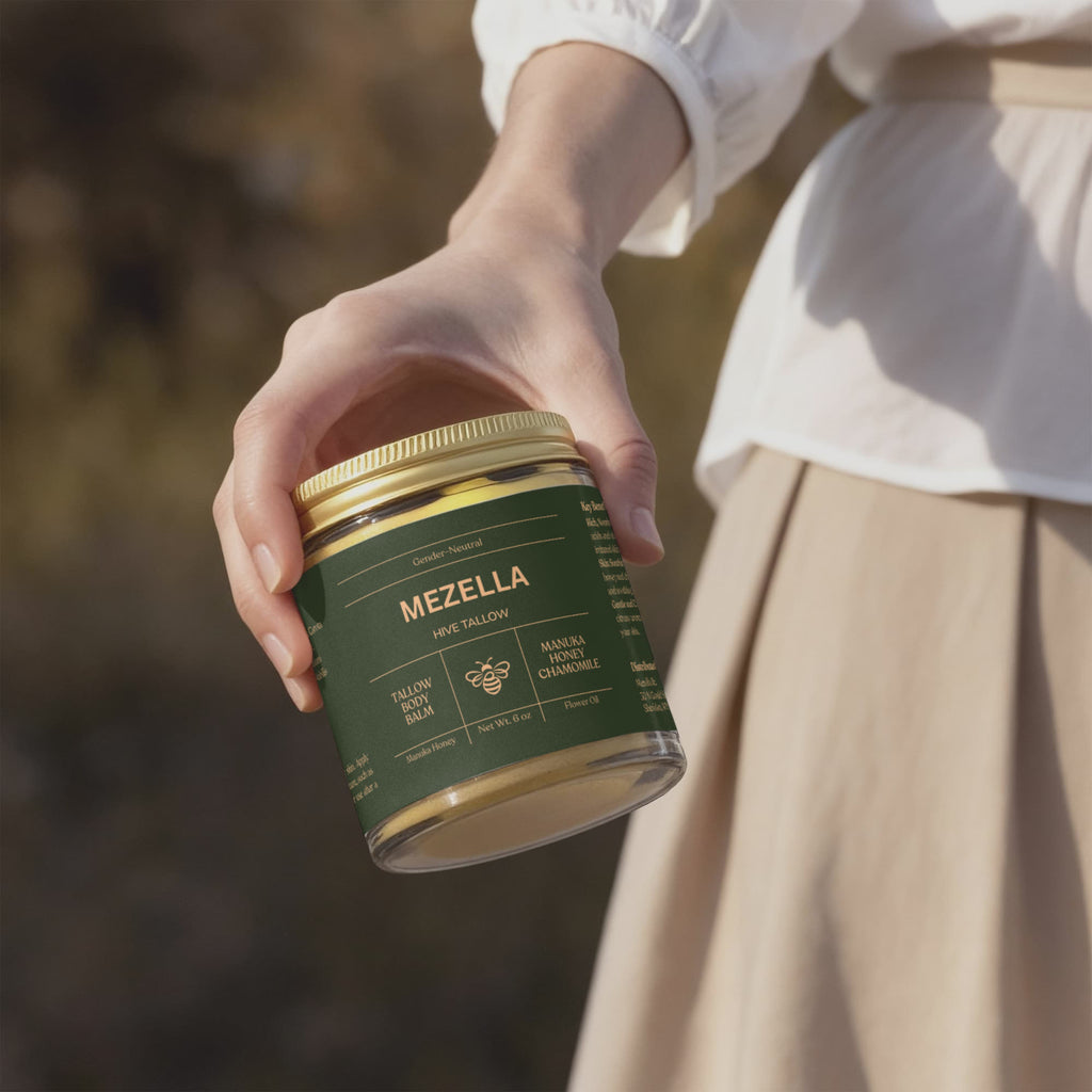 Mezella Golden Calm Body Balm.