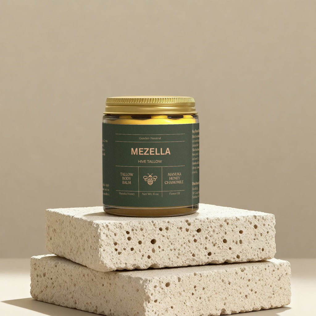 Mezella Golden Calm Body Balm.